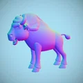 Bison – Mô hình bò rừng 3D - Thumbnail 2