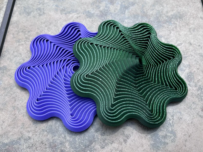 Wavy Nested Fidget (Đồ chơi fidget lồng nhau gợn sóng) - Image 6