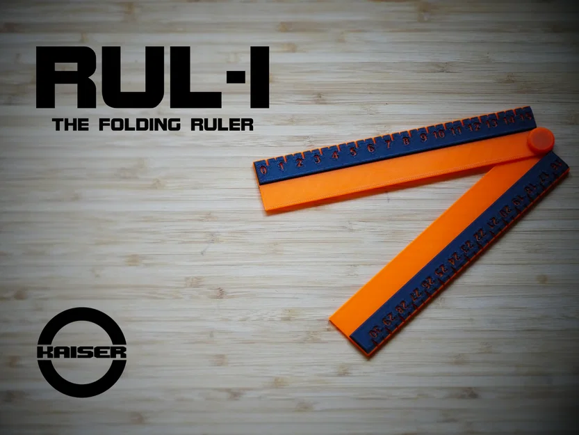 RUL-I Folding ruler – Thước gấp gọn - Image 1