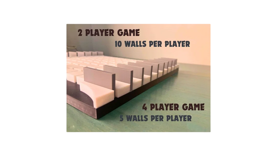 Quoridor Board Game (Bàn cờ chiến thuật Quoridor) - Image 2