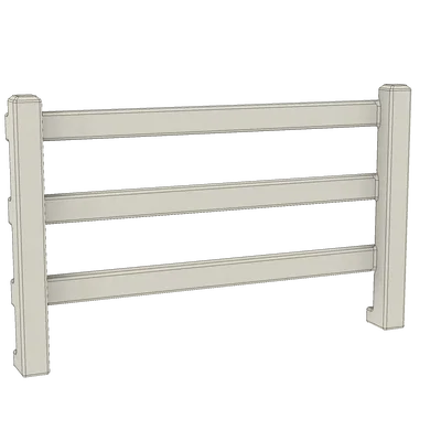 Hàng rào kiểu Ranch cho Model Train/Railroad (O-scale 1:48)