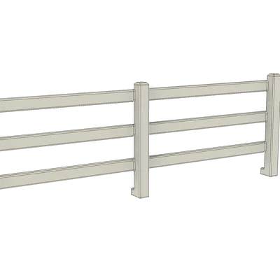 Hàng rào kiểu Ranch cho Model Train/Railroad (O-scale 1:48)