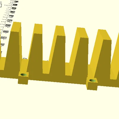 Thanh giữ cờ lê (spanner) tuỳ biến bằng OpenSCAD