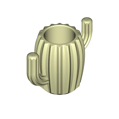 Ống cắm bút hình xương rồng (Cactus Pen holder)