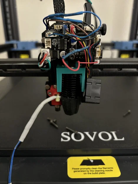 Ngàm gắn hotend Rapido HF cho SOVOL SV08 (AB RIB) - Image 1