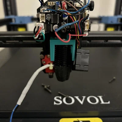 Ngàm gắn hotend Rapido HF cho SOVOL SV08 (AB RIB)