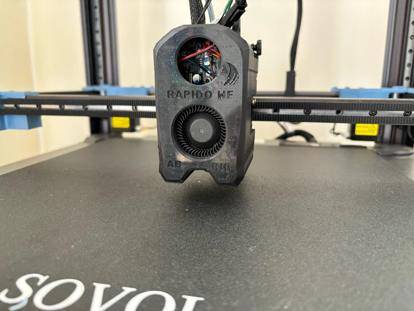 Ngàm gắn hotend Rapido HF cho SOVOL SV08 (AB RIB) - Image 2