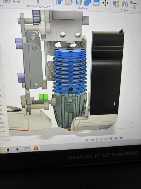 Ngàm gắn hotend Rapido HF cho SOVOL SV08 (AB RIB) - Image 3