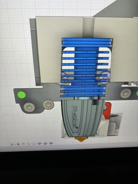 Ngàm gắn hotend Rapido HF cho SOVOL SV08 (AB RIB) - Image 8