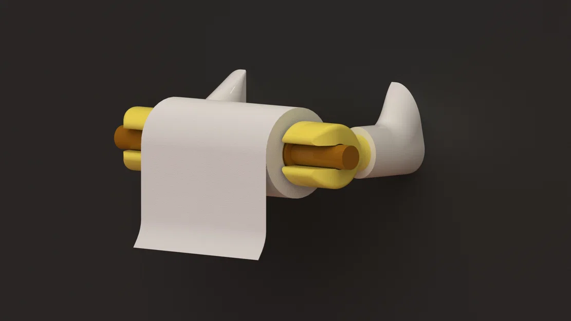 Kệ treo cuộn giấy tối giản hình Lego Mini Figure - Image 1