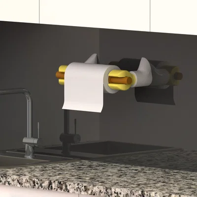 Kệ treo cuộn giấy tối giản hình Lego Mini Figure