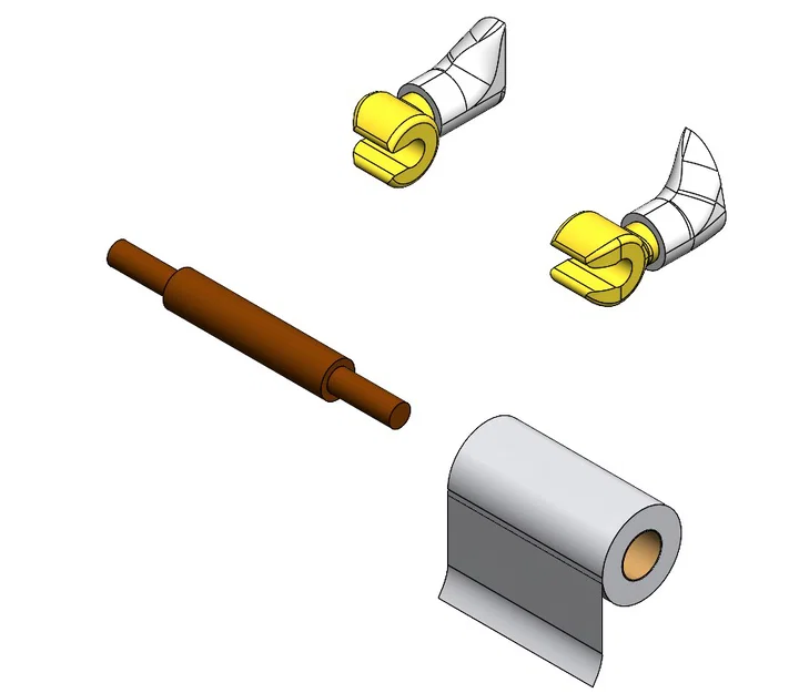 Kệ treo cuộn giấy tối giản hình Lego Mini Figure - Image 6