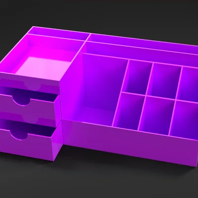 Khay đựng đồ đa năng in 3D - Giải pháp sắp xếp bàn làm việc gọn gàng