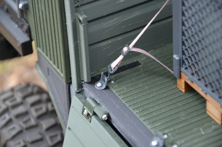 Hệ thống móc chằng hàng Cargo Mooring Hook System tỉ lệ 1/10 - Image 3