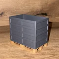 Mô hình Pallet và Thùng chứa hàng cho xe đồ chơi Bruder (In 3D) - Thumbnail 2