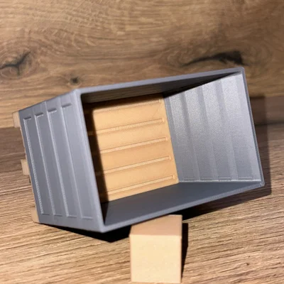 Mô hình Pallet và Thùng chứa hàng cho xe đồ chơi Bruder (In 3D)