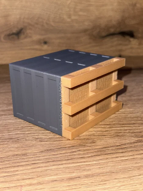 Mô hình Pallet và Thùng chứa hàng cho xe đồ chơi Bruder (In 3D) - Image 4