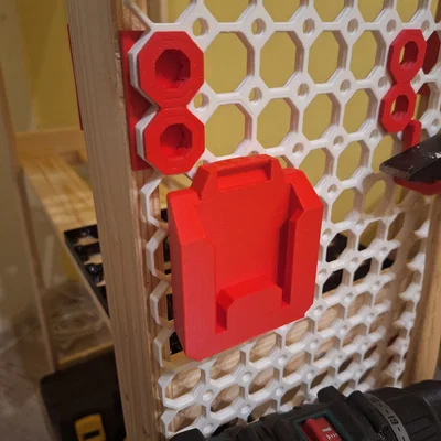 Giá treo pin Parkside cho Multiboard - Phụ kiện DIY cực chất