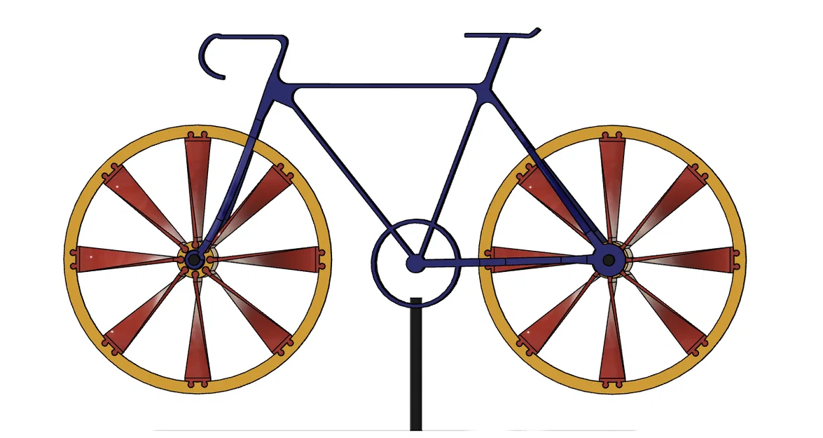 Wind Spinner Xe Đạp (Bicycle Wind Spinner) - Image 2