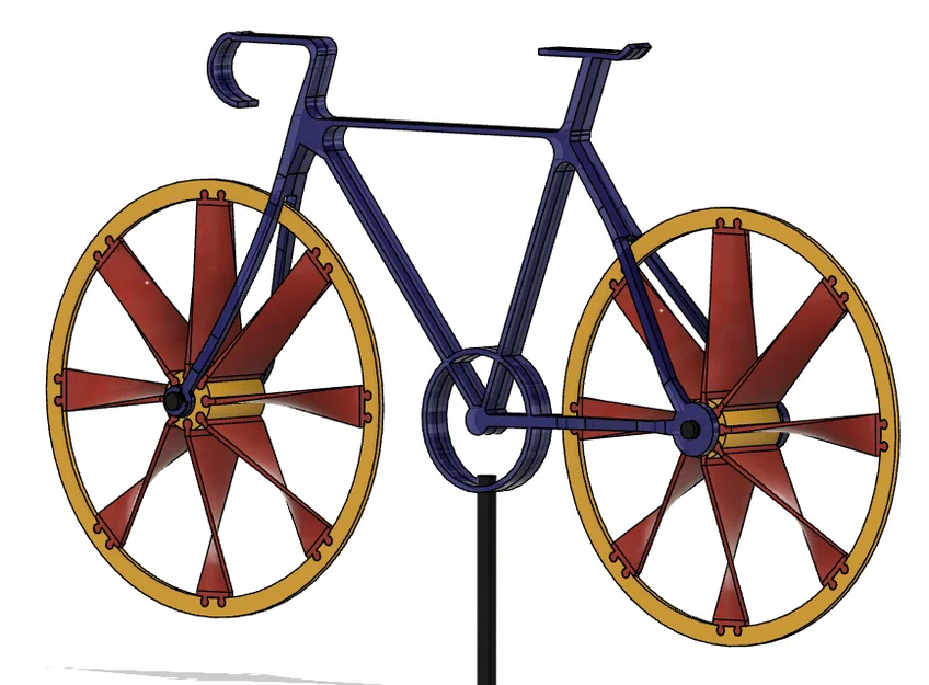 Wind Spinner Xe Đạp (Bicycle Wind Spinner) - Image 3