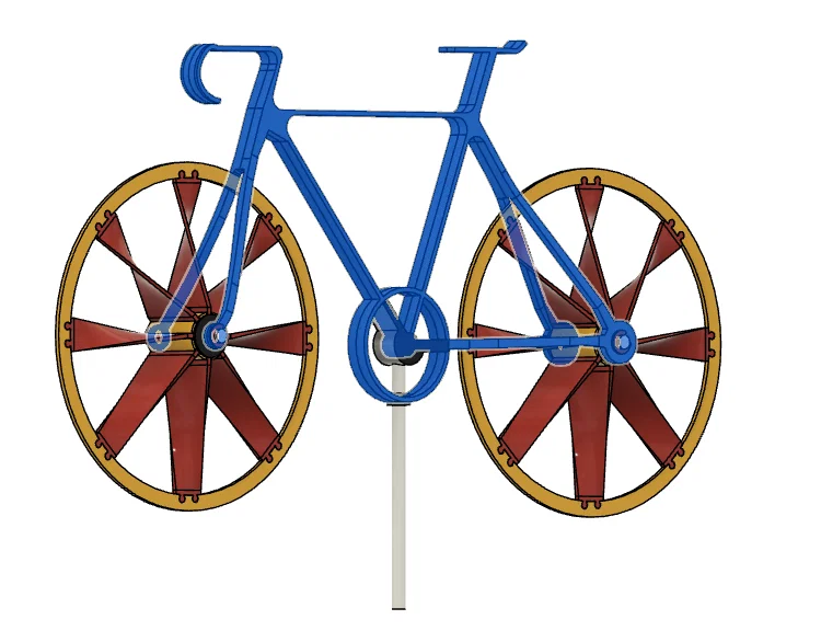 Wind Spinner Xe Đạp (Bicycle Wind Spinner) - Image 4