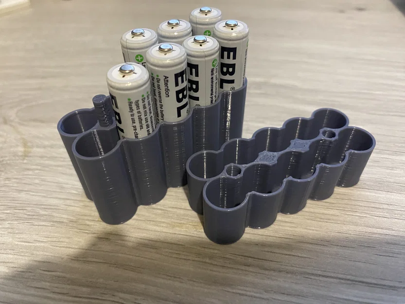 Hộp đựng pin AA và AAA (10 ngăn) in 3D gọn gàng - Image 1