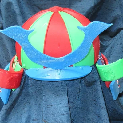Mũ Samurai đội được (Samurai Helmet wearable)
