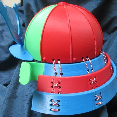 Mũ Samurai đội được (Samurai Helmet wearable)