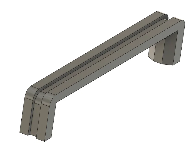 Tay nắm cửa và ngăn kéo tủ 129mm thiết kế in 3D thông minh - Image 1