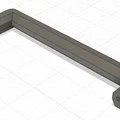 Tay nắm cửa và ngăn kéo tủ 129mm thiết kế in 3D thông minh - Thumbnail 2