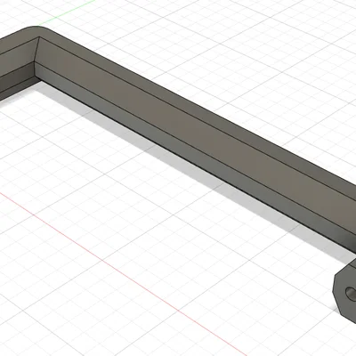 Tay nắm cửa và ngăn kéo tủ 129mm thiết kế in 3D thông minh