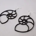 Bông tai hình vỏ ốc xoắn - Mẫu phụ kiện in 3D đẹp mắt - Thumbnail 1