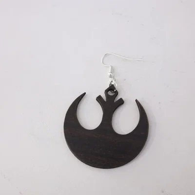 Bông tai biểu tượng Rebel Alliance độc đáo in 3D