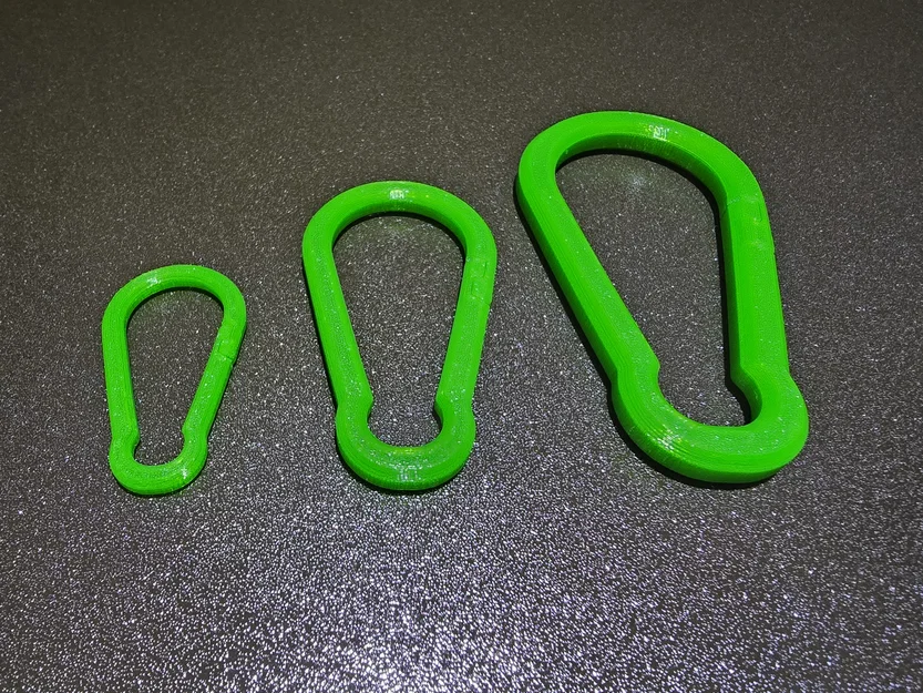 Móc Carabiner siêu chắc với Snap-Lock (dễ in, không cần support) - Image 2