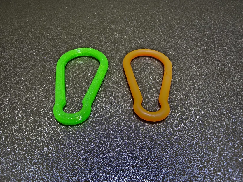 Móc Carabiner siêu chắc với Snap-Lock (dễ in, không cần support) - Image 3