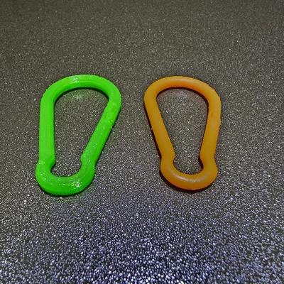 Móc Carabiner siêu chắc với Snap-Lock (dễ in, không cần support)