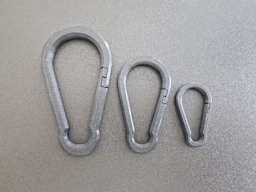 Móc Carabiner siêu chắc với Snap-Lock (dễ in, không cần support) - Image 6
