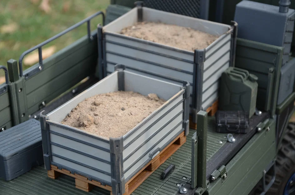 Thùng Crate Euro Pallet Box tỉ lệ 1/10 - Image 1