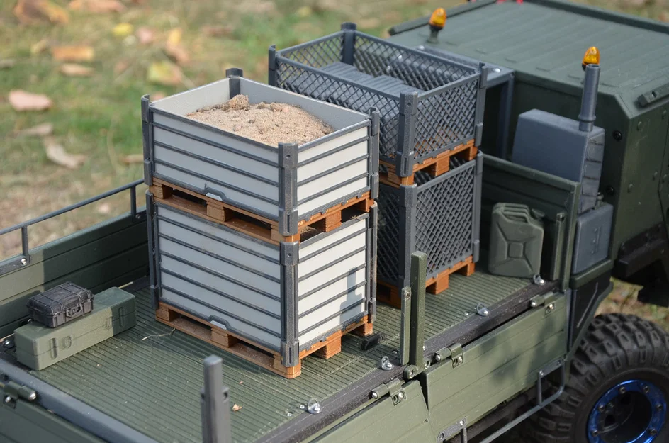 Thùng Crate Euro Pallet Box tỉ lệ 1/10 - Image 3