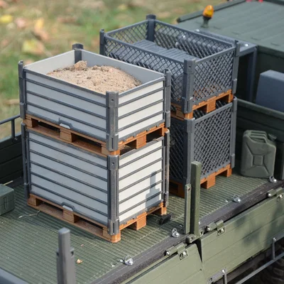 Thùng Crate Euro Pallet Box tỉ lệ 1/10