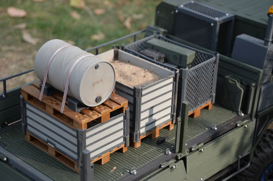 Thùng Crate Euro Pallet Box tỉ lệ 1/10 - Image 4