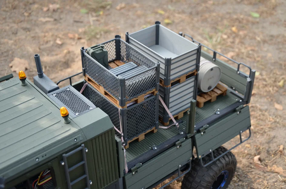 Thùng Crate Euro Pallet Box tỉ lệ 1/10 - Image 5