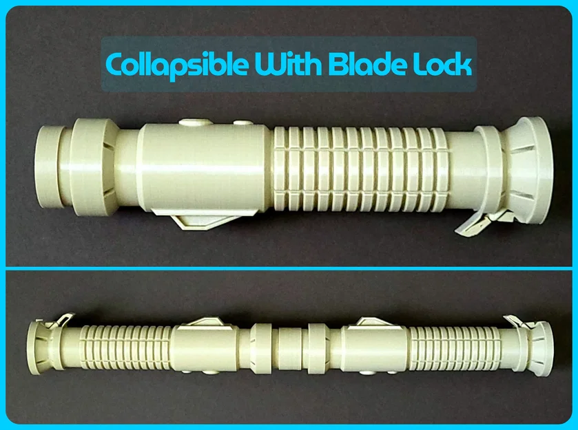 Lightsaber thu gọn gạt khóa (Blade Lock, blade thay được & tùy chọn dual) - Image 1