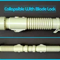 Lightsaber thu gọn gạt khóa (Blade Lock, blade thay được & tùy chọn dual) - Thumbnail 1