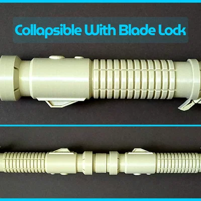 Lightsaber thu gọn gạt khóa (Blade Lock, blade thay được & tùy chọn dual)