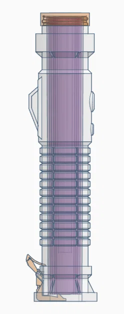 Lightsaber thu gọn gạt khóa (Blade Lock, blade thay được & tùy chọn dual) - Image 5