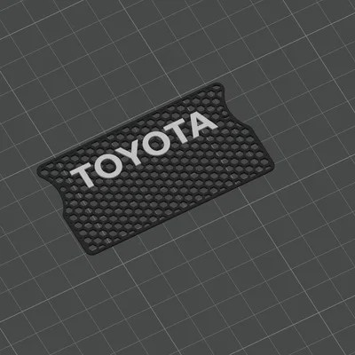 Logo Toyota Trang Trí Lưới Tản Nhiệt Thiết Kế Chuẩn 3D