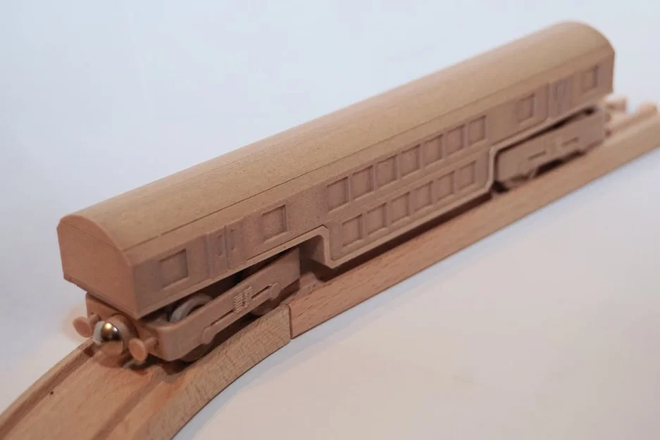 Tương thích Brio - Doppelstockwagen - Holzeisenbahn - Image 1