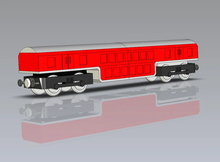 Tương thích Brio - Doppelstockwagen - Holzeisenbahn - Image 2