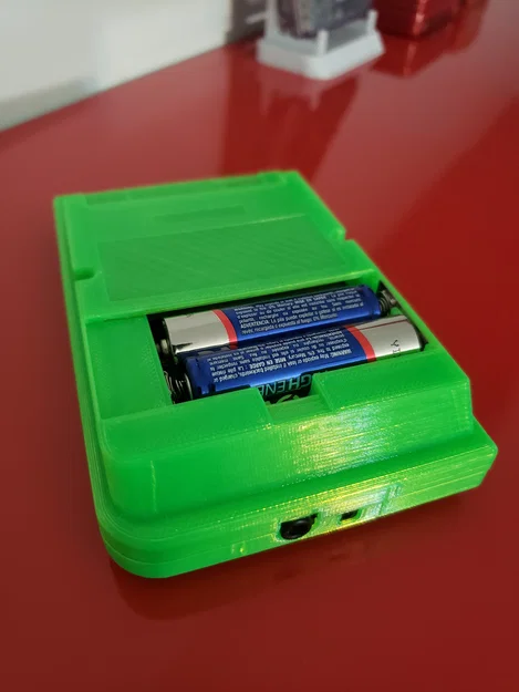Vỏ Gameboy Pocket DX chuyển pin AA (AA conversion shell) - Image 3
